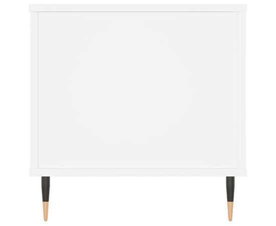Măsuță de cafea, alb, 90x44,5x45 cm, lemn compozit, 7 image