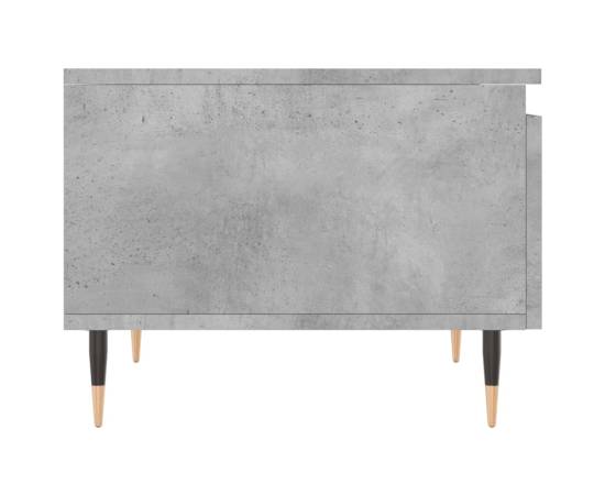 Măsuță de cafea, gri beton, 50x46x35 cm, lemn prelucrat, 7 image