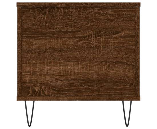 Măsuță de cafea, stejar maro, 90x44,5x45 cm, lemn compozit, 7 image