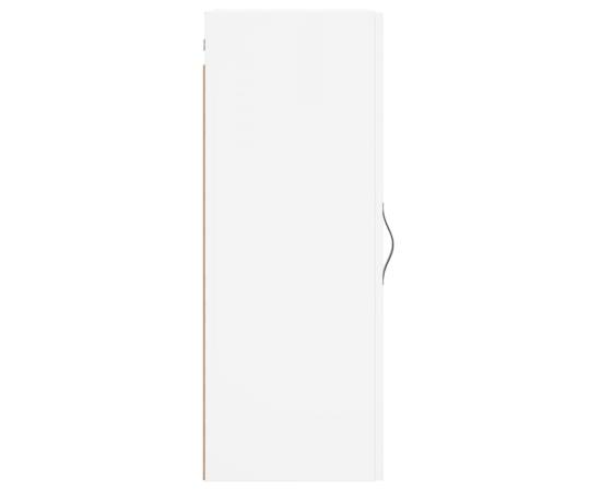 Dulap de perete, alb, 34,5x34x90 cm, lemn prelucrat, 7 image