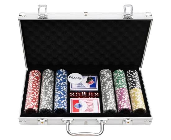 Set de jetoane de poker 300 buc. 11,5 g, 3 image