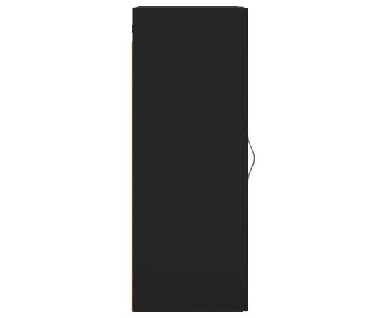 Dulap de perete, negru, 34,5x34x90 cm, lemn prelucrat, 7 image