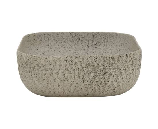 Lavoar de blat gri 48x37,5x13,5 cm, ceramică, dreptunghi, 5 image