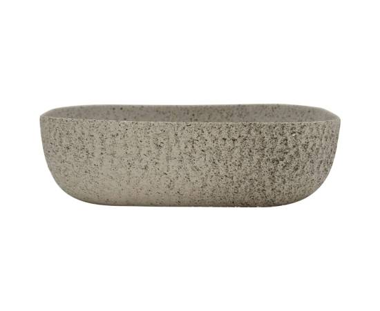 Lavoar de blat gri 48x37,5x13,5 cm, ceramică, dreptunghi, 3 image