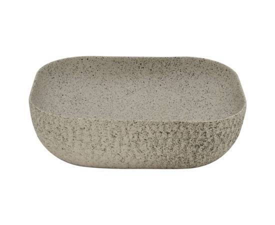 Lavoar de blat gri 48x37,5x13,5 cm, ceramică, dreptunghi, 4 image