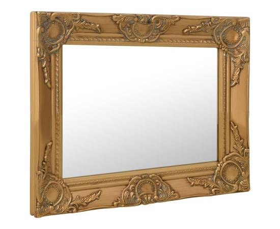 Oglindă de perete în stil baroc, auriu, 50 x 40 cm, 2 image
