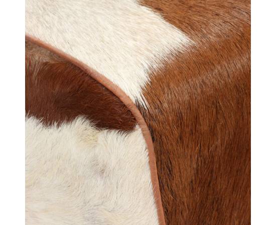 Taburet, 40x30x45 cm, piele naturală de capră, 3 image