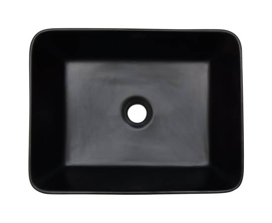 Lavoar de blat negru/maro 46x35,5x13 cm, ceramică, dreptunghi, 6 image