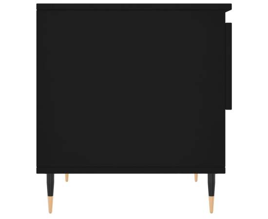 Măsuță de cafea, negru, 50x46x50 cm, lemn prelucrat, 7 image
