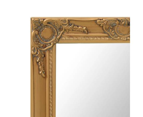 Oglindă de perete în stil baroc, auriu, 50 x 60 cm, 4 image