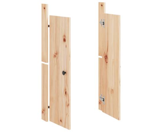 Uși de bucătărie de exterior, 50x9x82 cm, lemn masiv de pin, 3 image