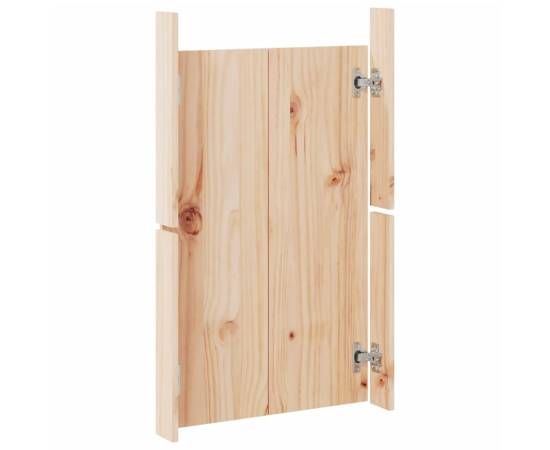 Uși de bucătărie de exterior, 50x9x82 cm, lemn masiv de pin, 6 image