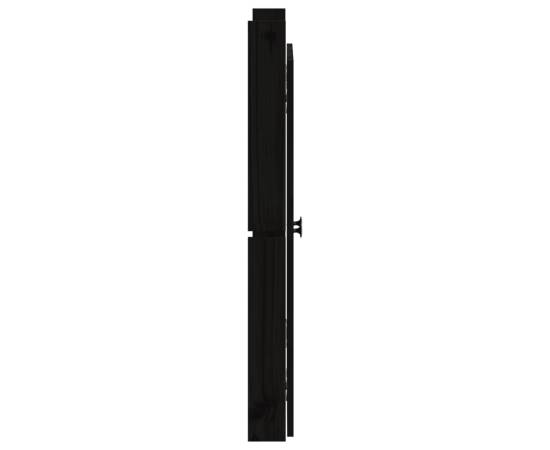 Uși de bucătărie de exterior 2 buc., negru, 50x9x82 cm, 6 image