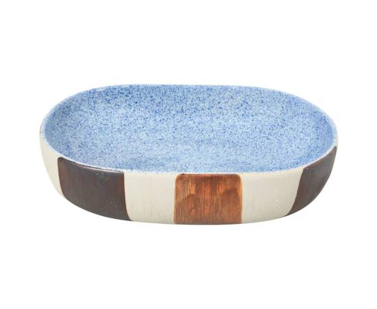 Lavoar de blat, multicolor, 59x40x14 cm, ceramică, oval, 4 image