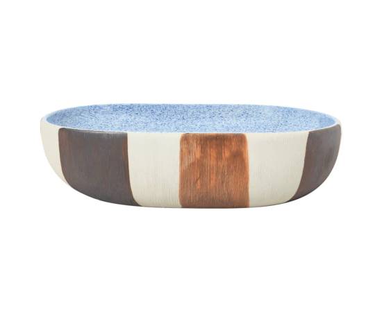 Lavoar de blat, multicolor, 59x40x14 cm, ceramică, oval, 3 image