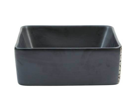 Lavoar de blat, negru, 46x35,5x13 cm, ceramică, dreptunghi, 5 image
