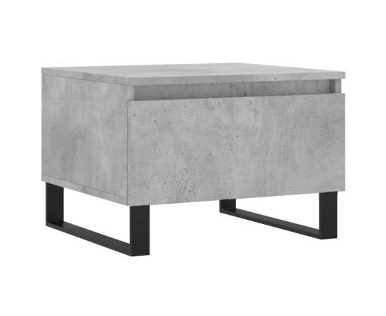 Măsuță de cafea, gri beton, 50x46x35 cm, lemn prelucrat, 2 image