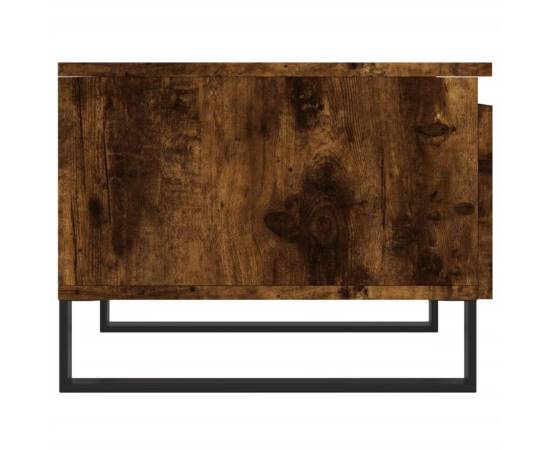 Măsuță de cafea, stejar afumat, 50x46x35 cm, lemn prelucrat, 7 image
