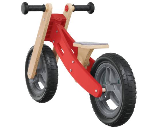 Bicicletă de echilibru pentru copii, roșu, 7 image