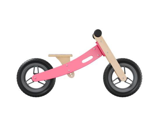 Bicicletă de echilibru pentru copii, roz, 6 image