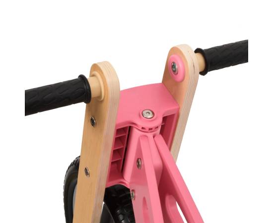 Bicicletă de echilibru pentru copii, roz, 11 image