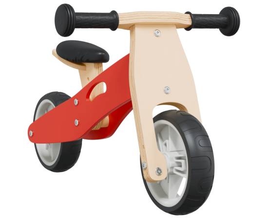 Bicicletă de echilibru pentru copii 2 în 1, roșu, 4 image