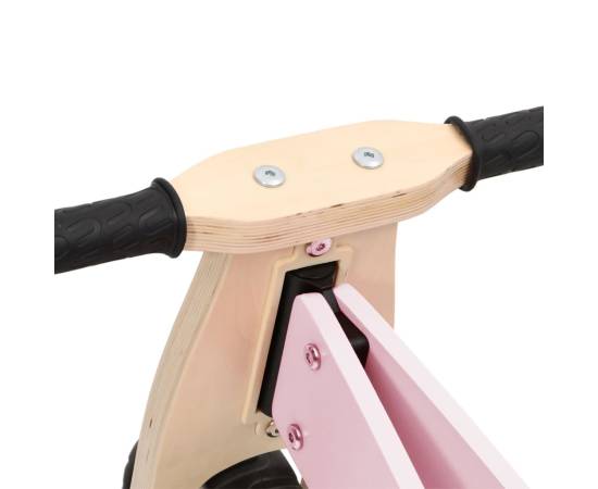 Bicicletă de echilibru pentru copii 2 în 1, roz, 11 image