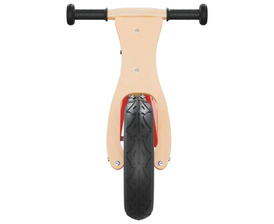 Bicicletă echilibru pentru copii, cauciucuri pneumatice, roșu, 5 image