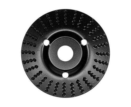 Disc circular slefuit, modelat, raspel, pentru lemn, plastic, cauciuc, beton celular, gradatie i, 125x22.2 mm, dedra