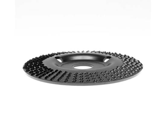 Disc circular slefuit, modelat, raspel, pentru lemn, plastic, cauciuc, beton celular, gradatie ii, 125x22.2 mm, dedra, 8 image