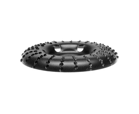 Disc circular slefuit, modelat, raspel, pentru lemn, plastic, cauciuc, beton celular, radial, convex, 120x22.2 mm, dedra, 6 image