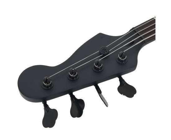 Chitara bass electrică începători, cu husă, negru, 4/4 46", 8 image