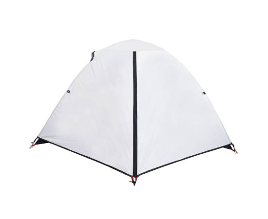 Cort de camping 2 persoane, alb, 224x248x118 cm, tafta 185t, 8 image