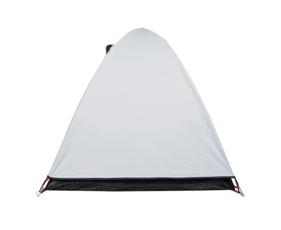 Cort de camping 2 persoane, alb, 254x135x112 cm, tafta 185t, 8 image