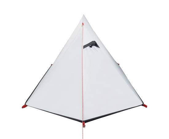 Cort de camping 2 persoane, alb, 267x154x117 cm, tafta 185t, 8 image