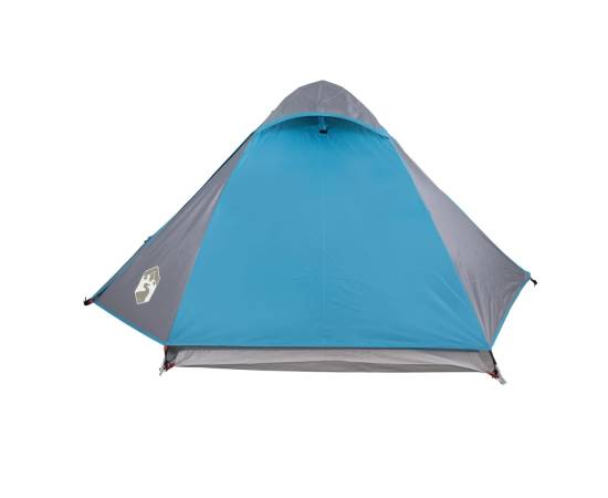 Cort de camping 2 persoane albastru, 224x248x118 cm, tafta 185t, 7 image