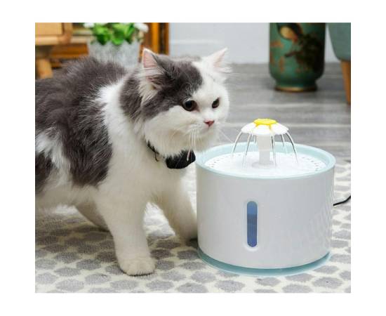 Adapator automat electric pentru caini si pisici, model Fountain, capacitate 2,4l, alimentare 5V, 1,5W, 10 image
