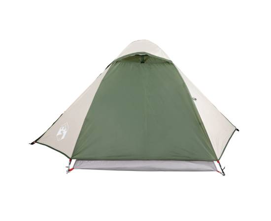 Cort de camping 2 persoane, verde, 224x248x118 cm, tafta 185t, 7 image