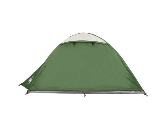 Cort de camping 2 persoane, verde, 254x135x112 cm, tafta 185t, 7 image