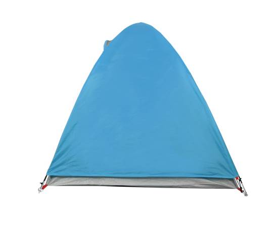 Cort de camping 2 persoane albastru, 254x135x112 cm, tafta 185t, 8 image