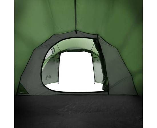 Cort de camping 3 persoane, verde, 370x185x116 cm, tafta 185t, 9 image