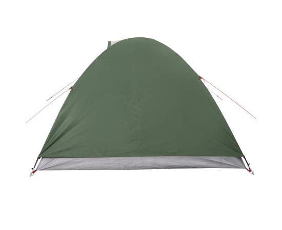 Cort de camping 4 persoane, verde, 267x272x145 cm, tafta 185t, 8 image
