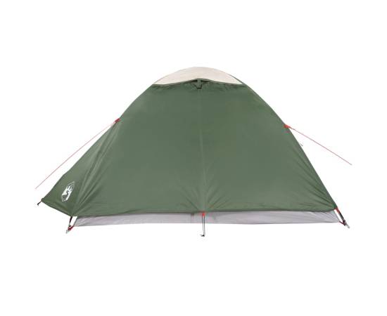 Cort de camping 4 persoane, verde, 267x272x145 cm, tafta 185t, 7 image