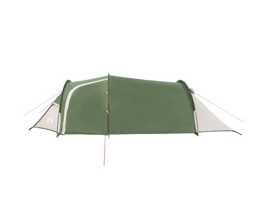 Cort de camping 4 persoane, verde, 360x140x105 cm, tafta 185t, 7 image