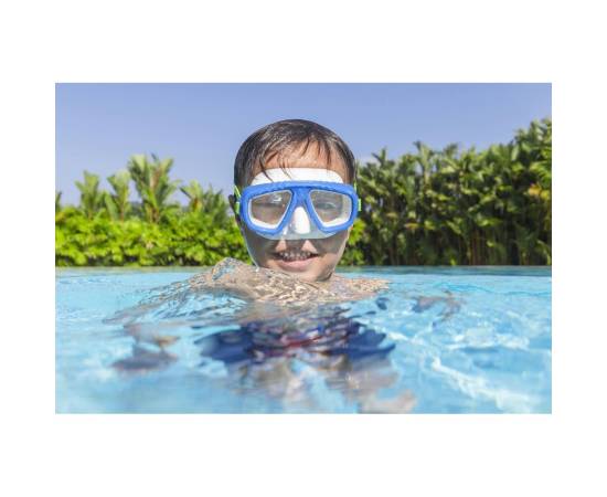 Ochelari de tip Masca pentru inot si scufundari, pentru copii, varsta 3+, culoare Albastru, 8 image