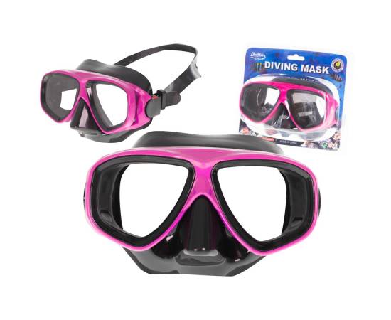 Ochelari de tip Masca pentru inot si scufundari pentru copii si adolescenti, dimensiune reglabila, culoare Roz, 2 image