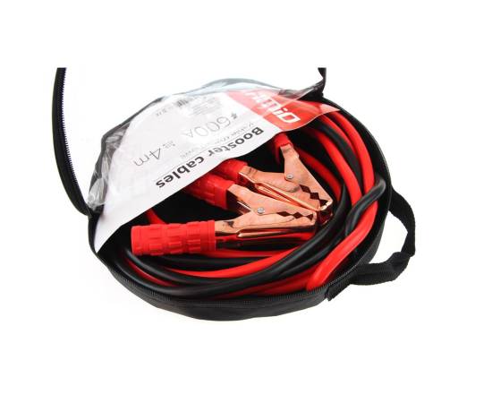 Set cabluri de pornire auto cu clesti, 600A - 4,0m, 4 image