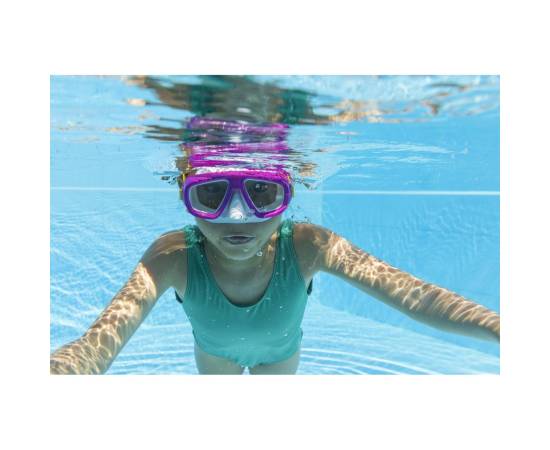 Ochelari de tip Masca pentru inot si scufundari, pentru copii, varsta 3+, culoare Roz, 4 image