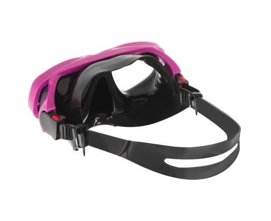 Ochelari de tip Masca pentru inot si scufundari pentru copii si adolescenti, dimensiune reglabila, culoare Roz, 4 image