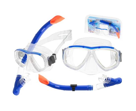 Set Masca + Snorkel pentru inot si scufundari, pentru adulti si adolescenti, dimensiune universala, reglabila, 2 image